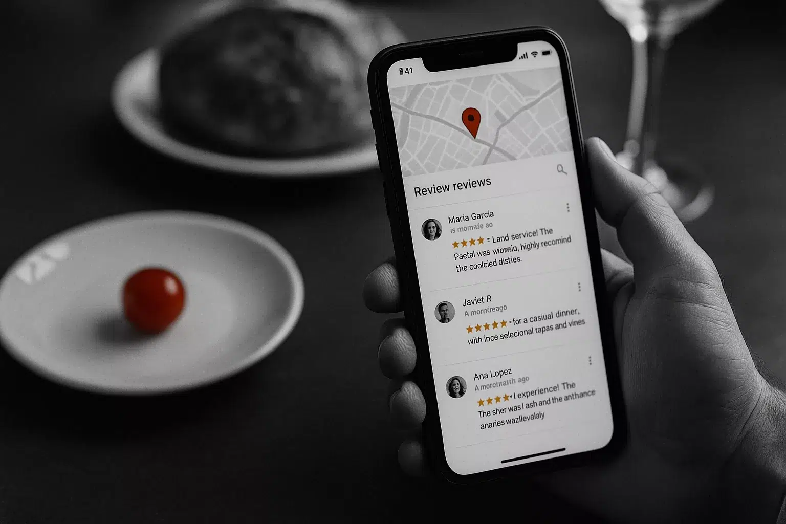 Google maps para restaurantes