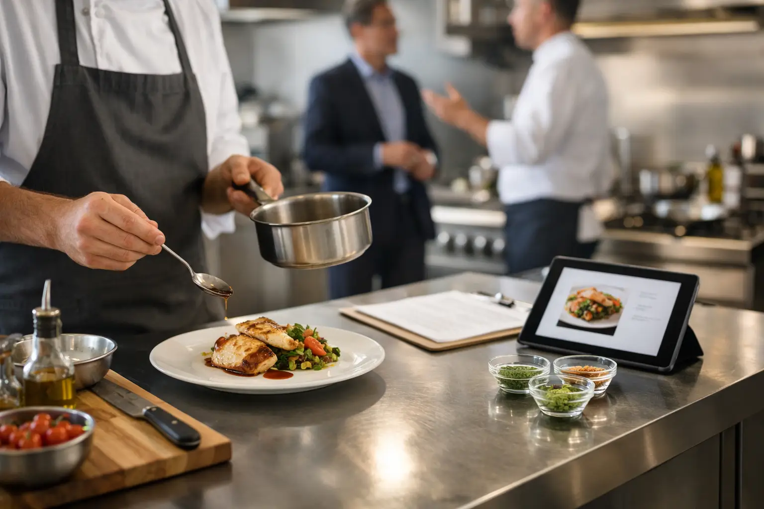 Cómo estandarizar recetas de cocina rentables